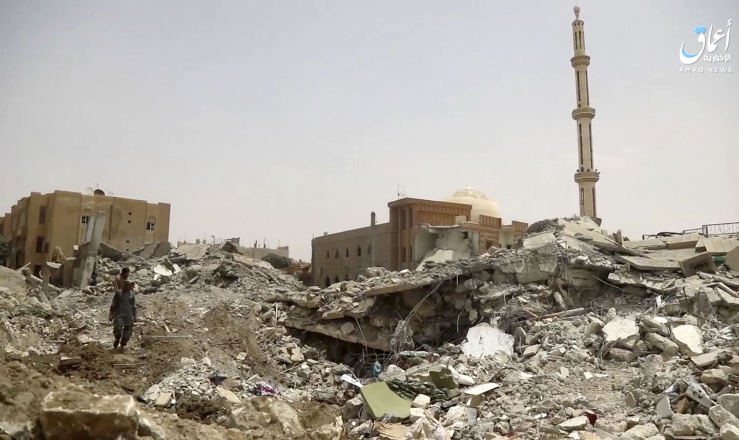 Islamiriigi valduses oleva Raqqa.
