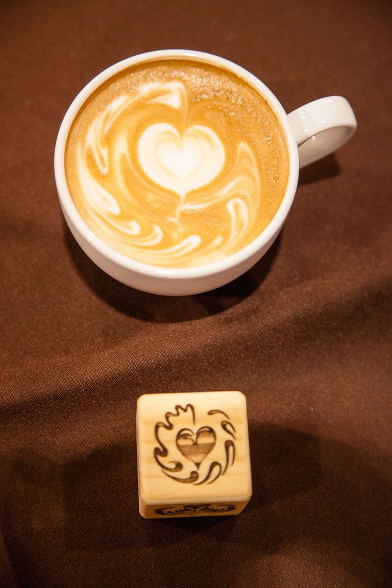 Patricku latte art võidutöö