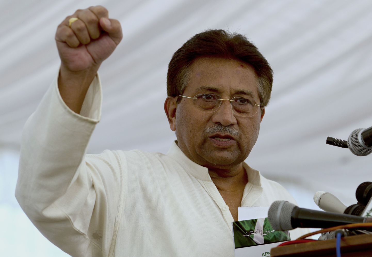 Pakistani endine president Pervez Musharraf.