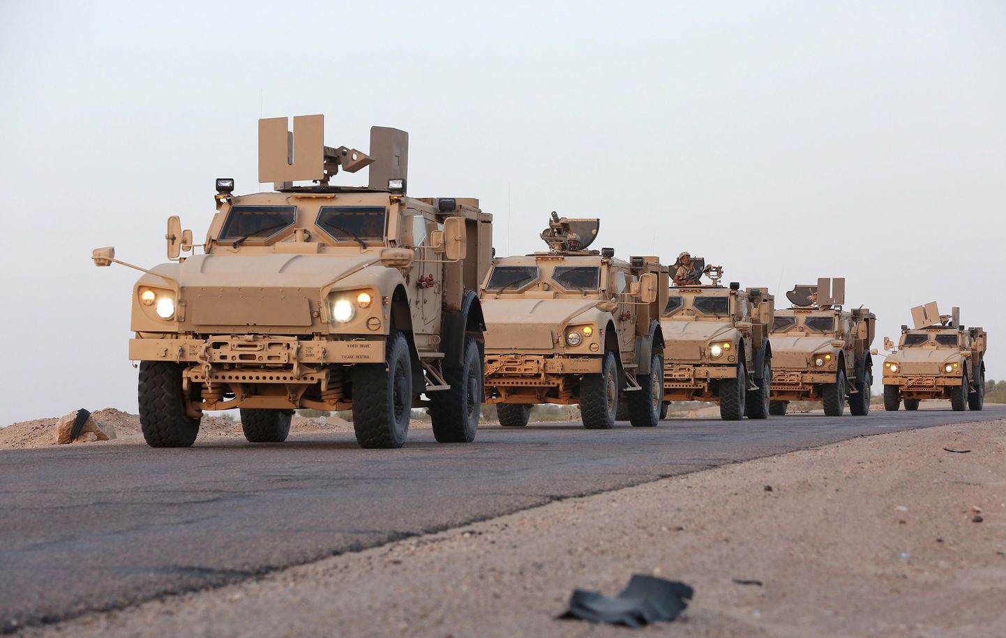Jeemeni valitsusvägede sõidukite kolonn