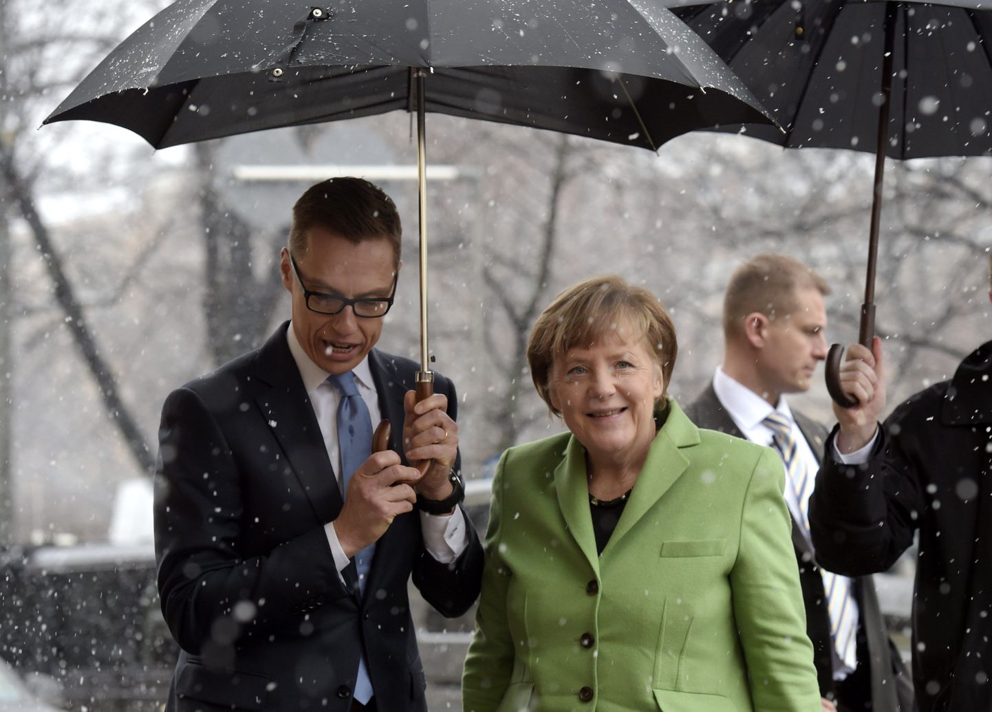 Alexander Stubb ja Saksa kantsler Angela Merkel.