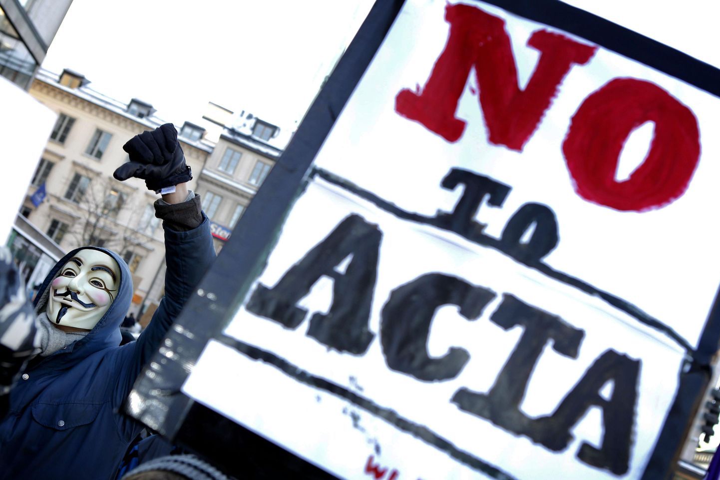ACTA-vastane protest