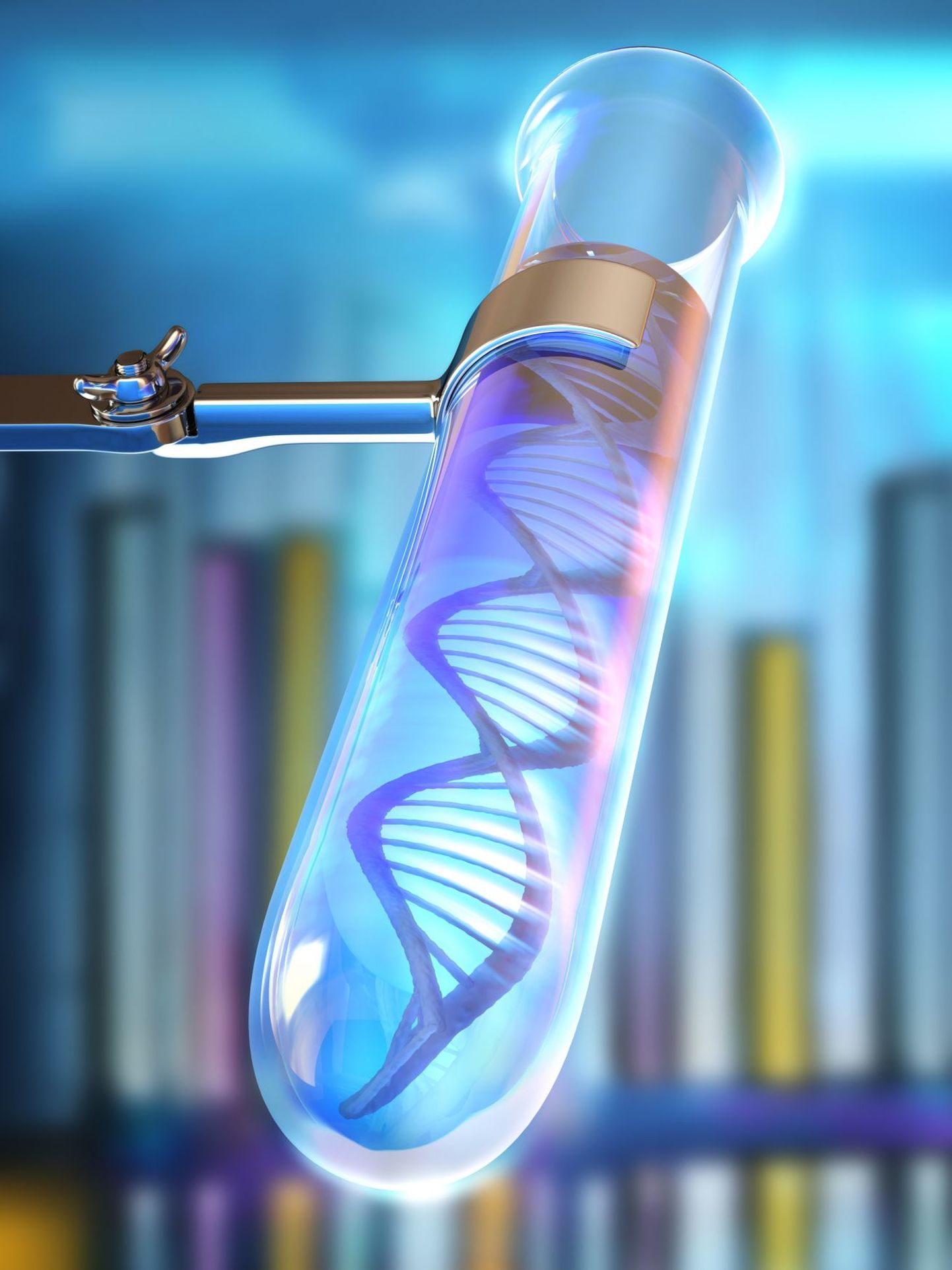 Молекула ДНК. Иллюстративное фото.