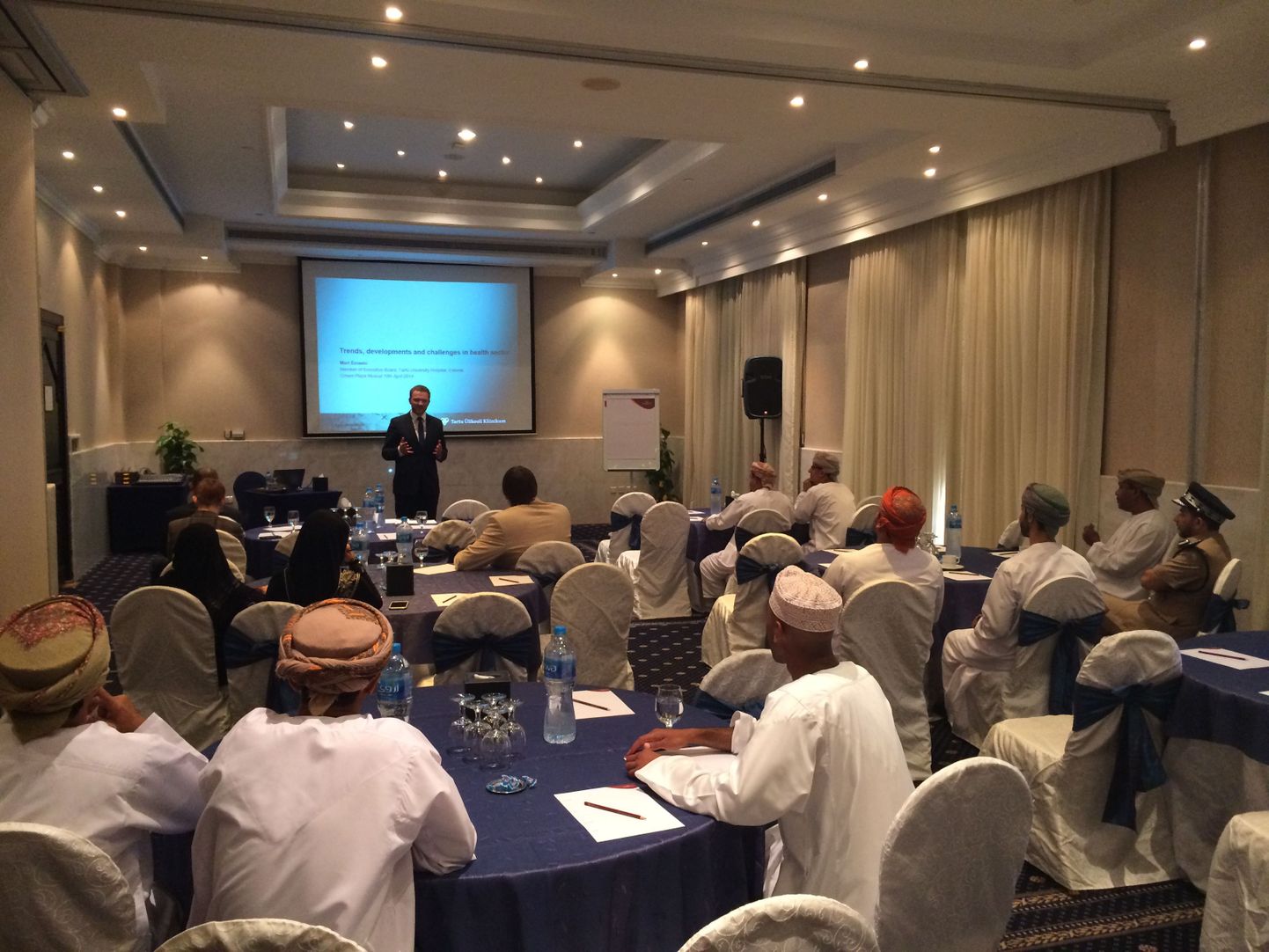 Margus Tsahkna peab Omaanis e-tervise seminaril avakõnet.