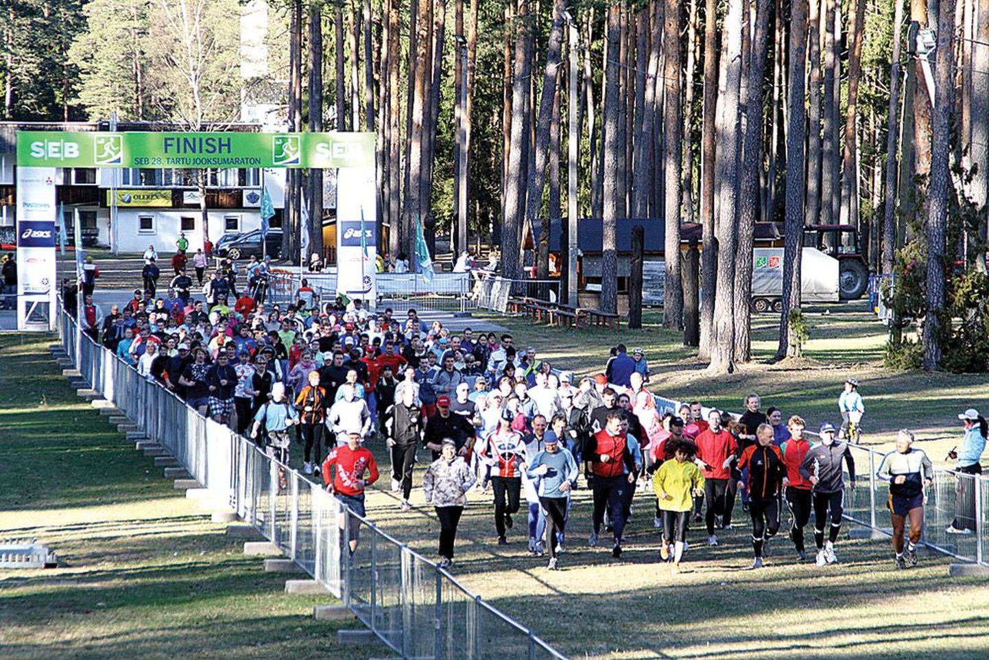 Juba esmaspäeval Elvas peetud jooksumaratoni ühistreening kogus rekordarvu spordisõpru. Rekordi lööb ka 9. mai jooksumaraton.