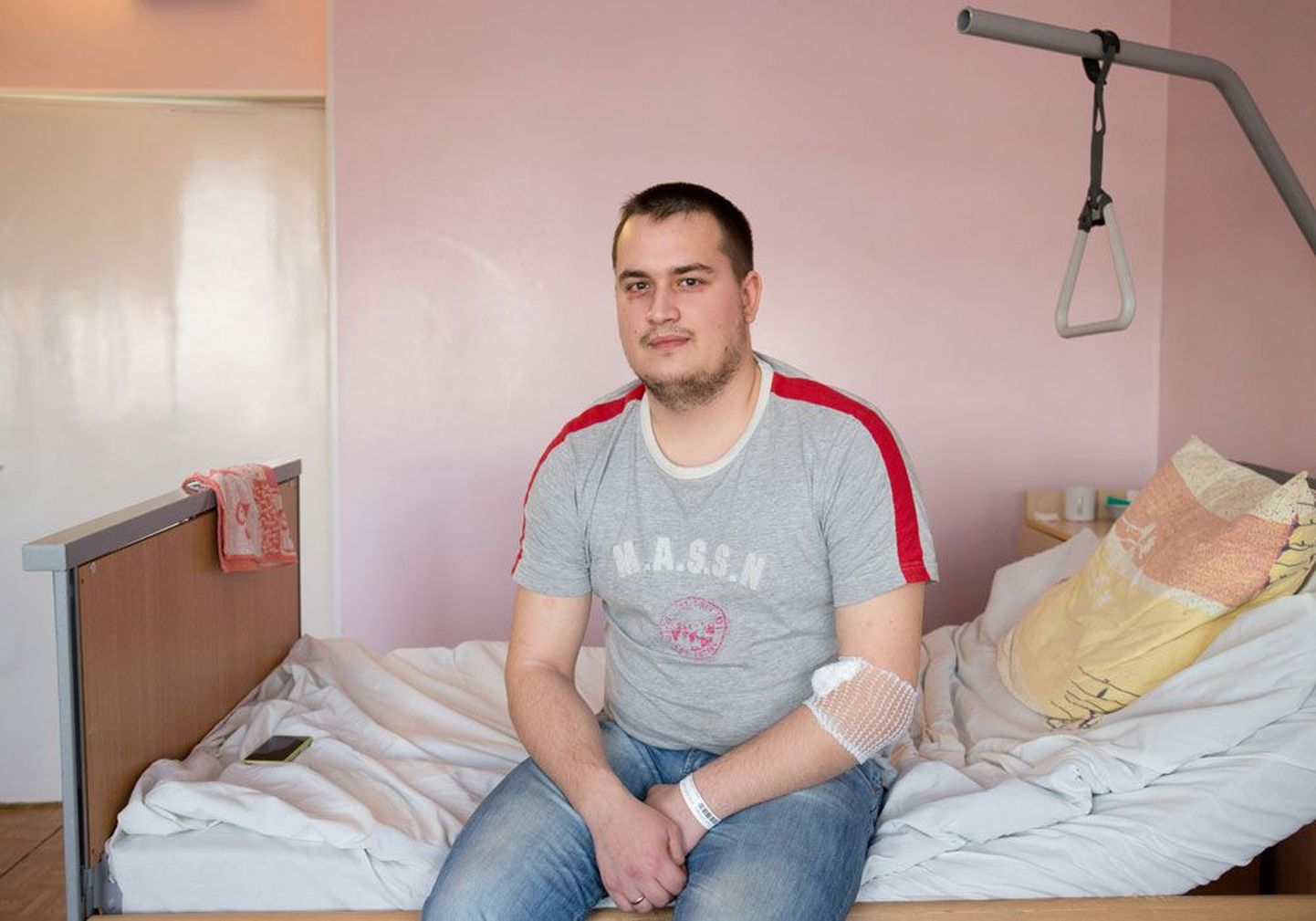 Сергей, сварщик  Eesti Energia Tehnoloogiatööstus, в ближайшие дни планирует попасть из больницы домой.
