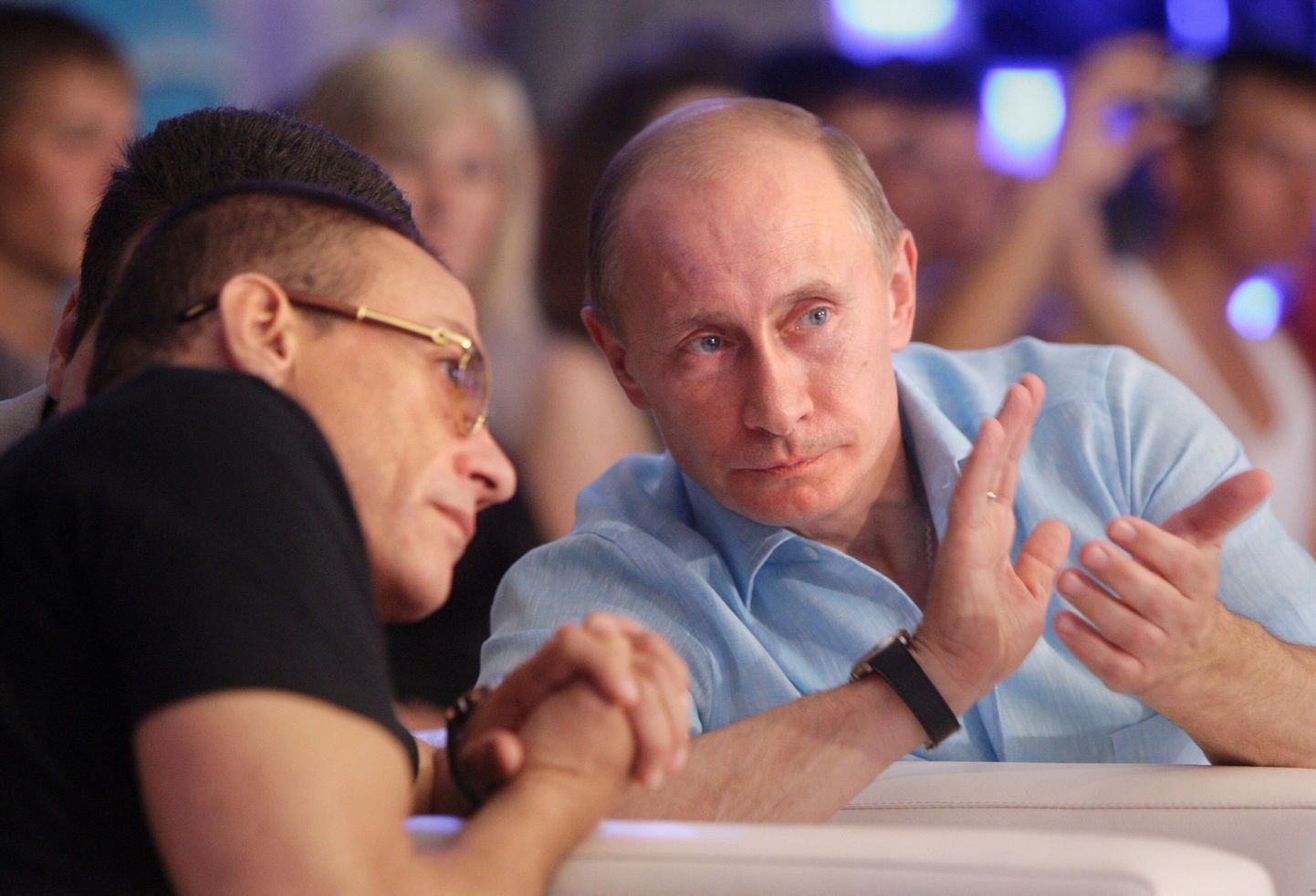 Jean Claude van Damme käib koos Putiniga võistlusi vaatamas.