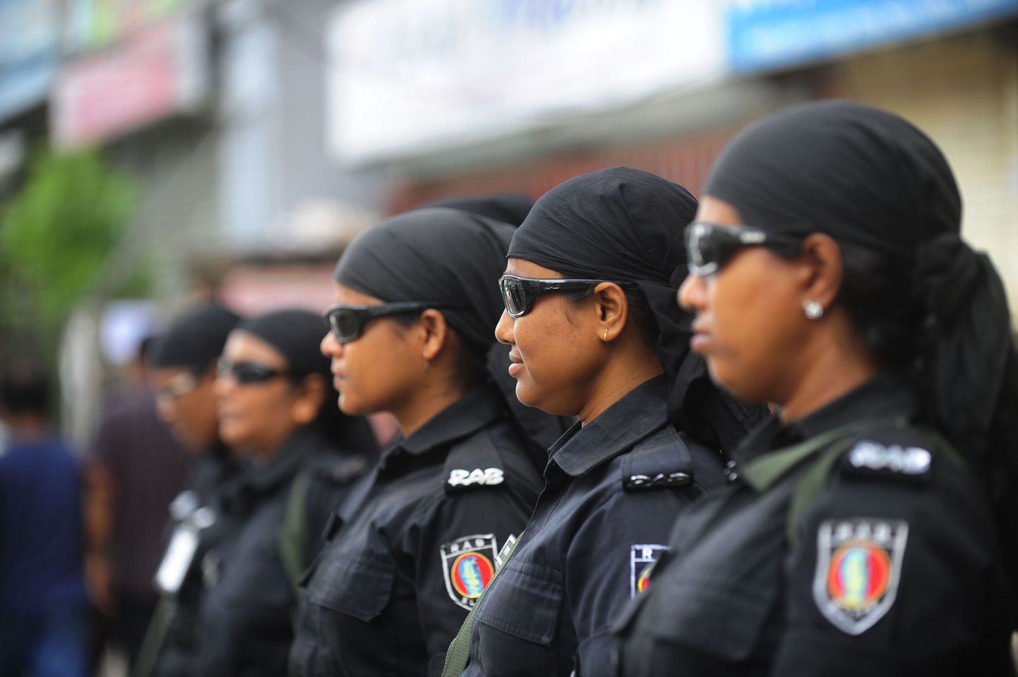 Bangladeshi politseinikud.