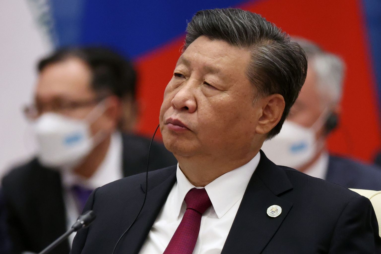 Hiina president Xi Jinping Shanghai Koostööorganisatsiooni (SCO) tippkohtumisel Usbekistanis Samarkandis 16. september 2022.