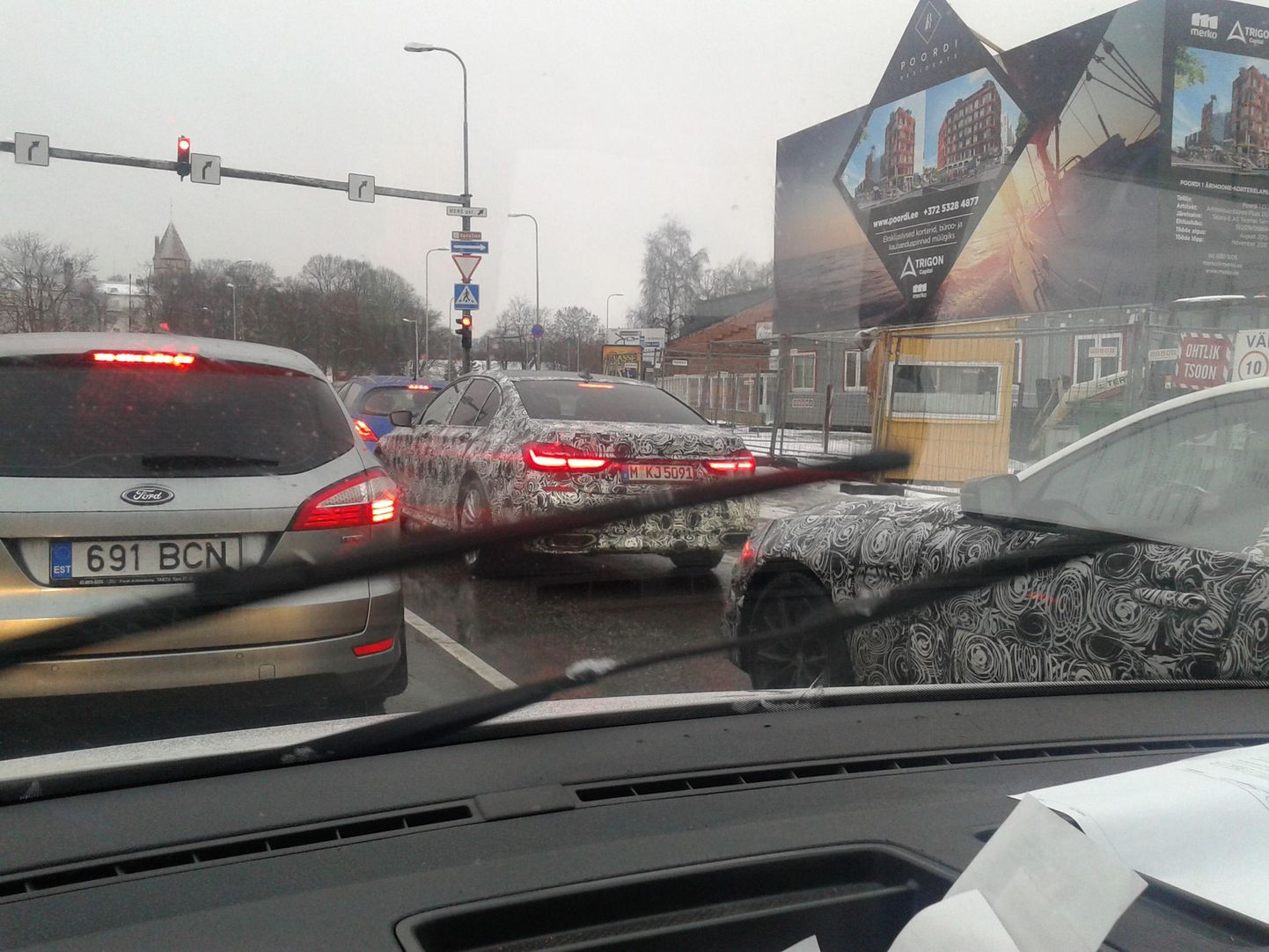 BMW kiletatud autod Tallinna tänavatel.