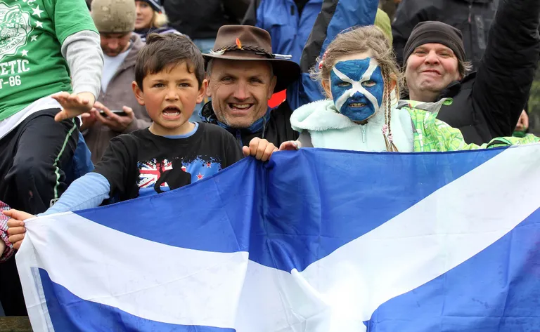 Šotlased oma lipuga