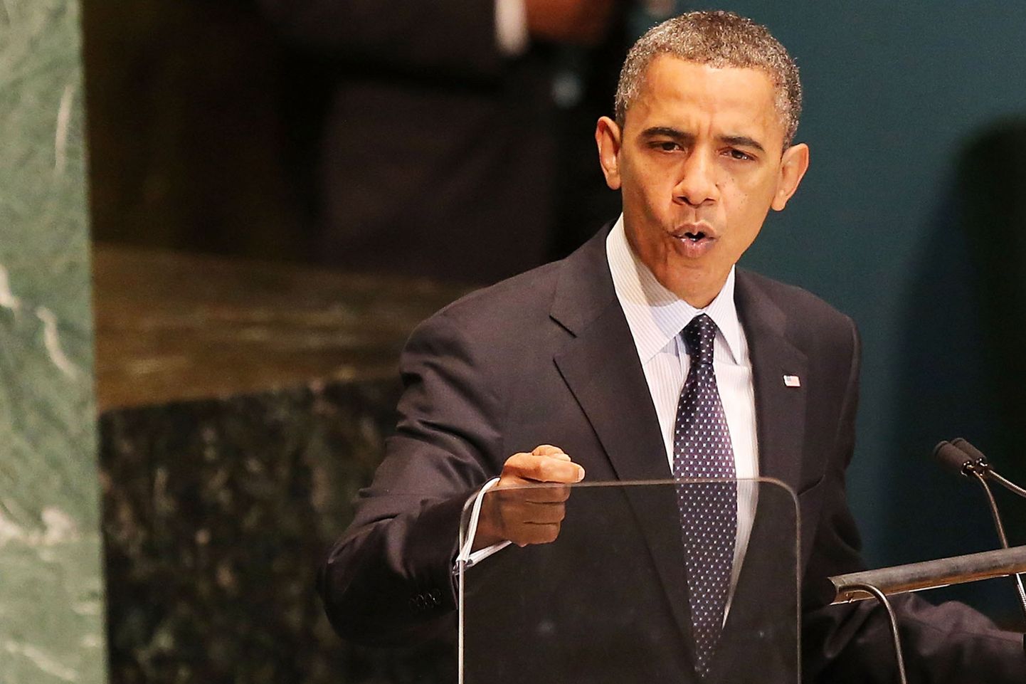 USA president Barack Obama täna ÜRO peaassambleel.