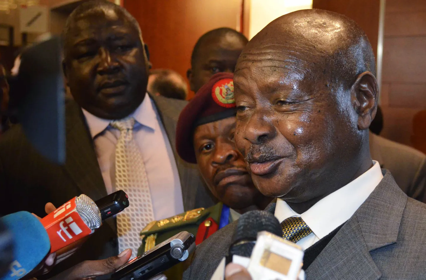 Uganda president Yoweri Musaveni.