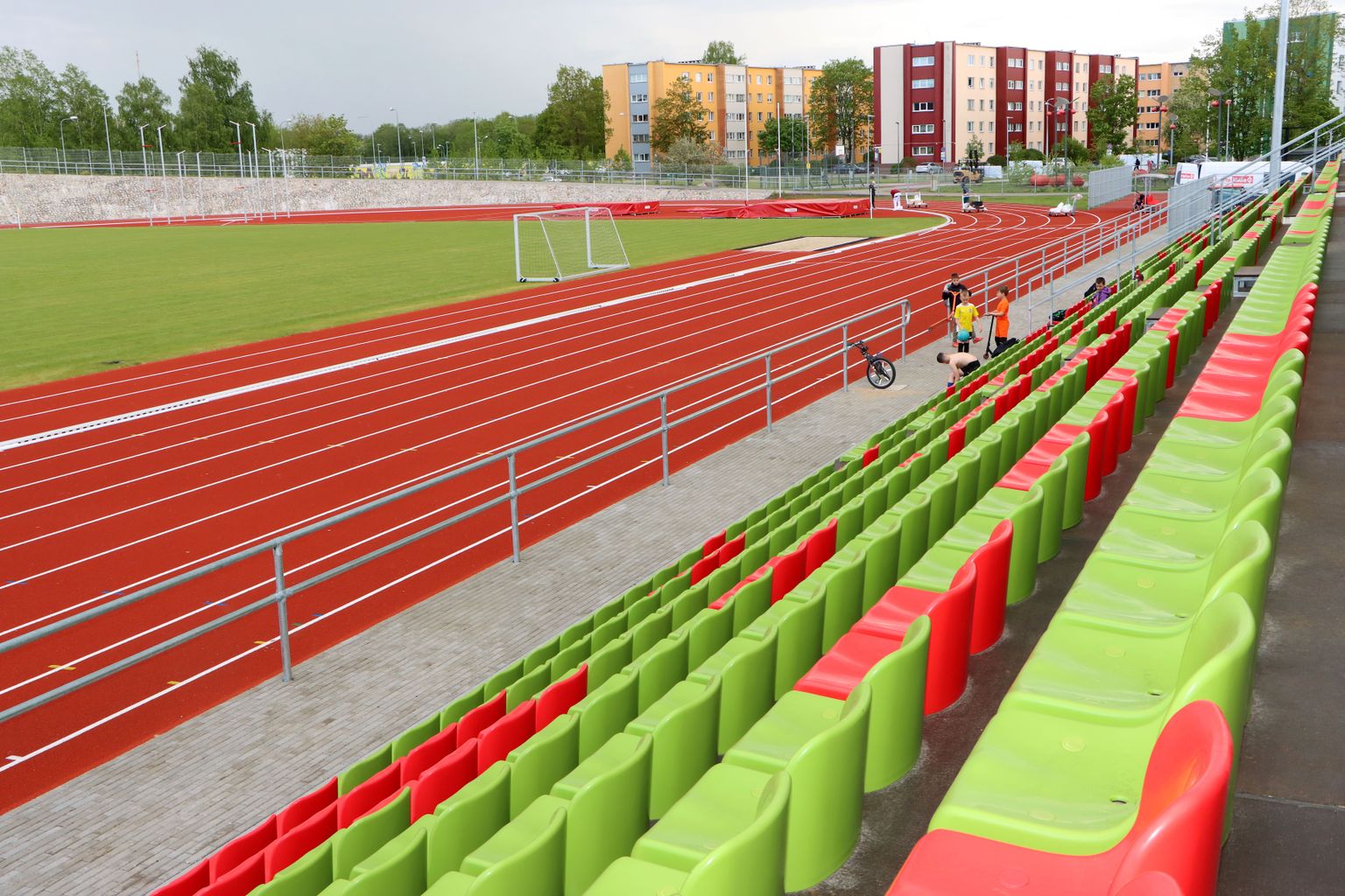Новый стадион в Йыхви. Иллюстративное фото.