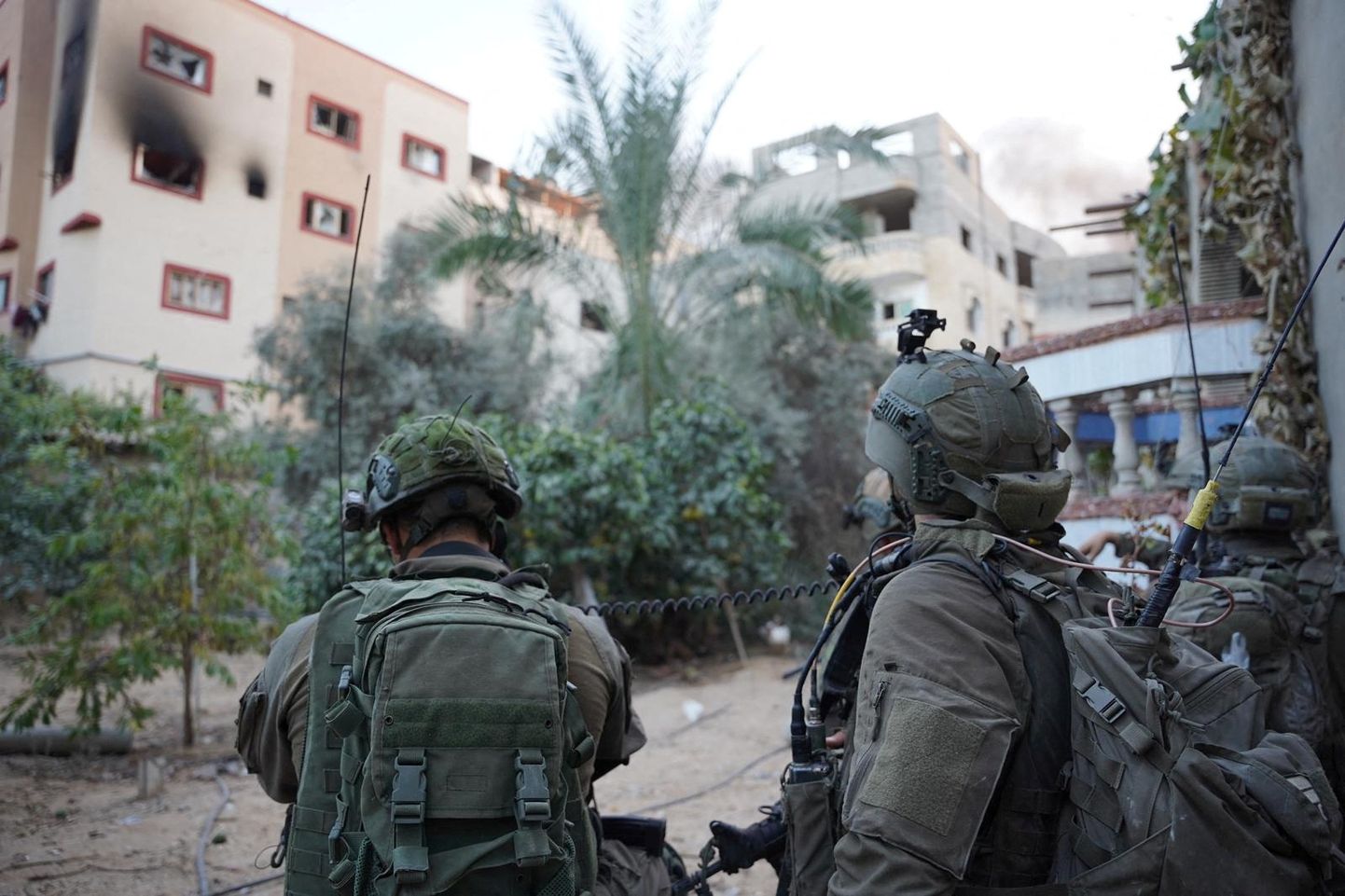 Израильские солдаты в Газе.
