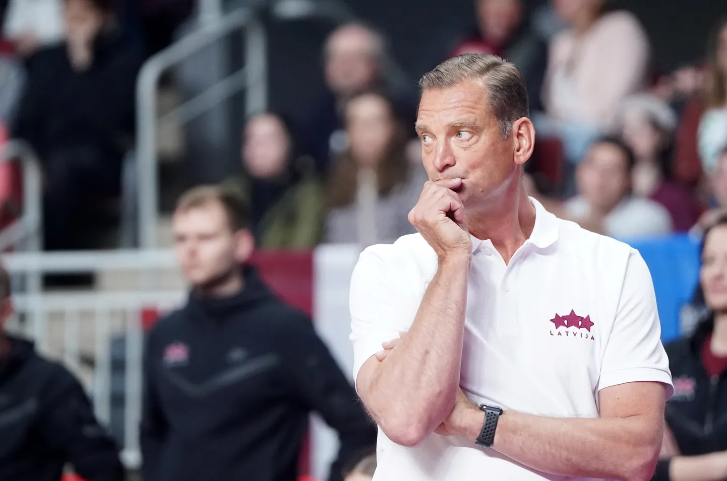 Latvijas sieviešu basketbola izlases galvenais treneris Gundars Vētra