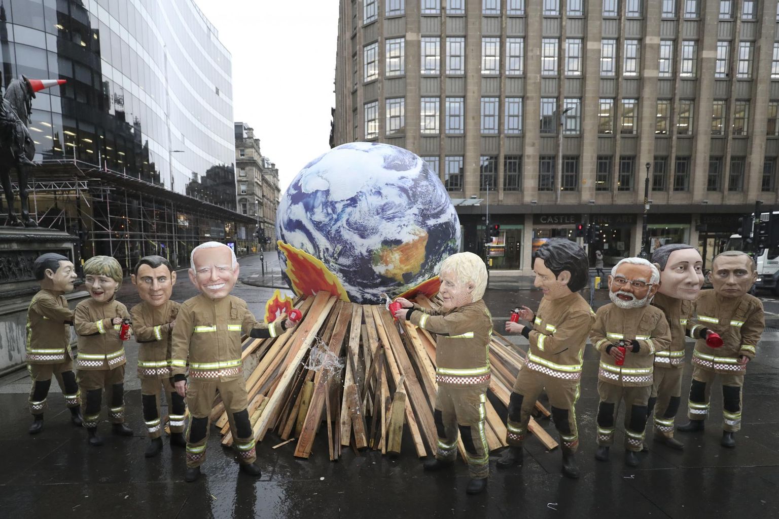 Glasgow’s toimus kliimakonverentsi ajal rohkesti kliimaaktivistide meeleavaldusi.