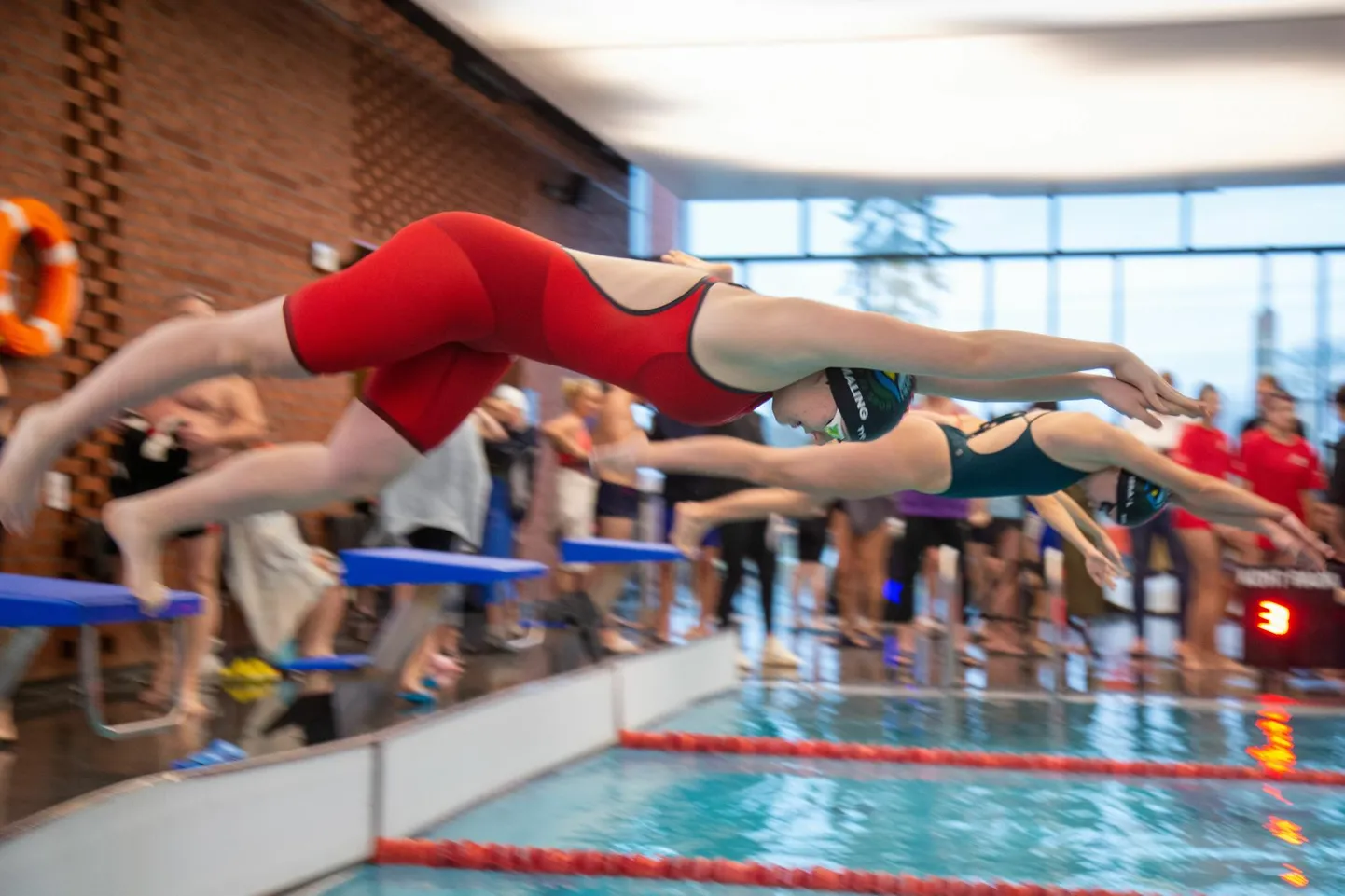 "Sakalamaa angerja" avavõistlusest võttis osa 101 ujujat.