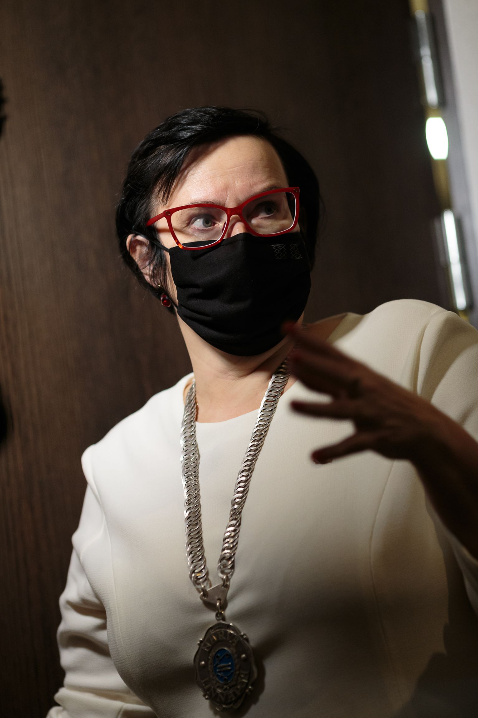 Мэр Нарвы и председатель совета Нарвской больницы Катри Райк.