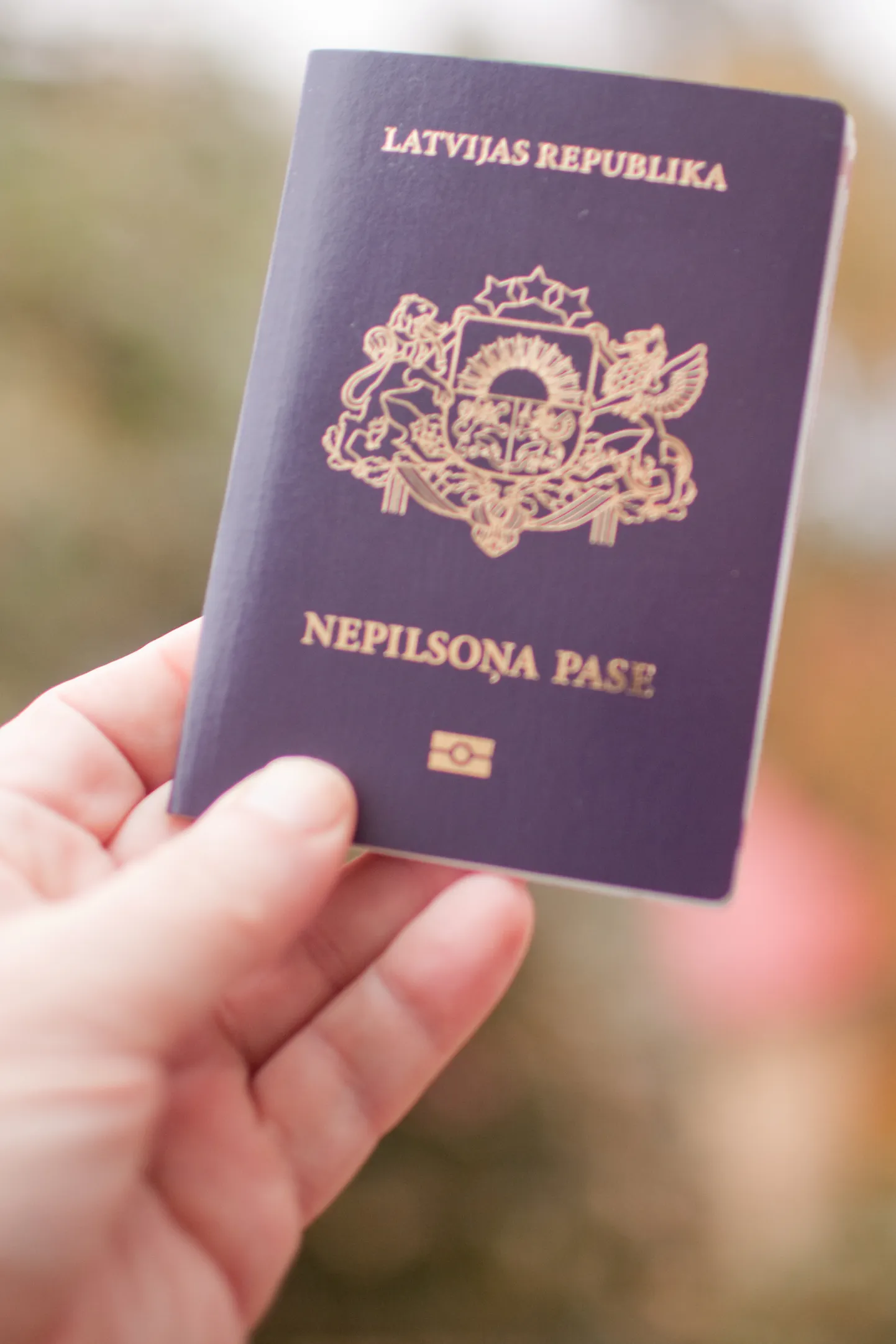 Латвийский паспорт негражданина.