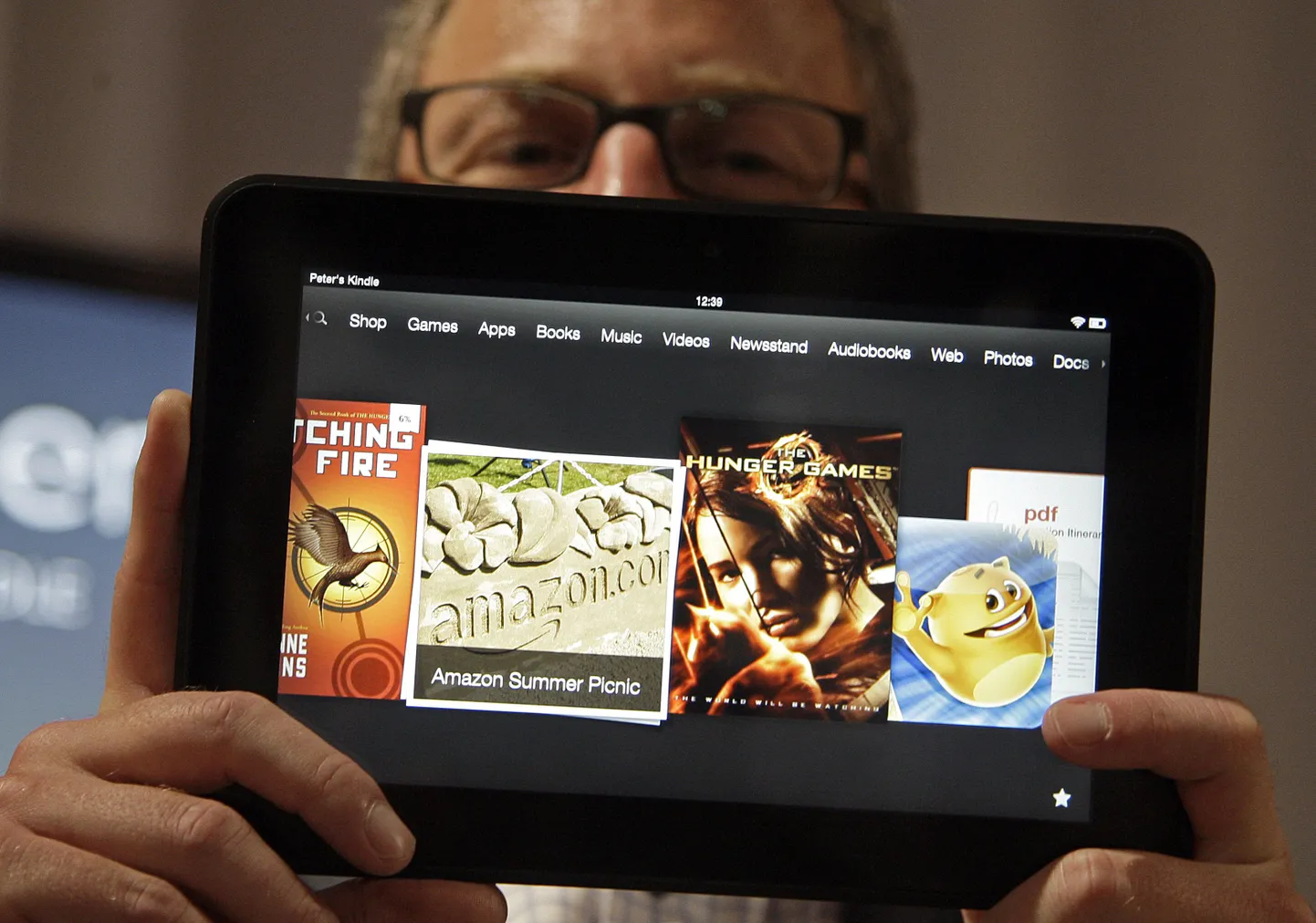 Amazon Kindle Fire HD esitlus.