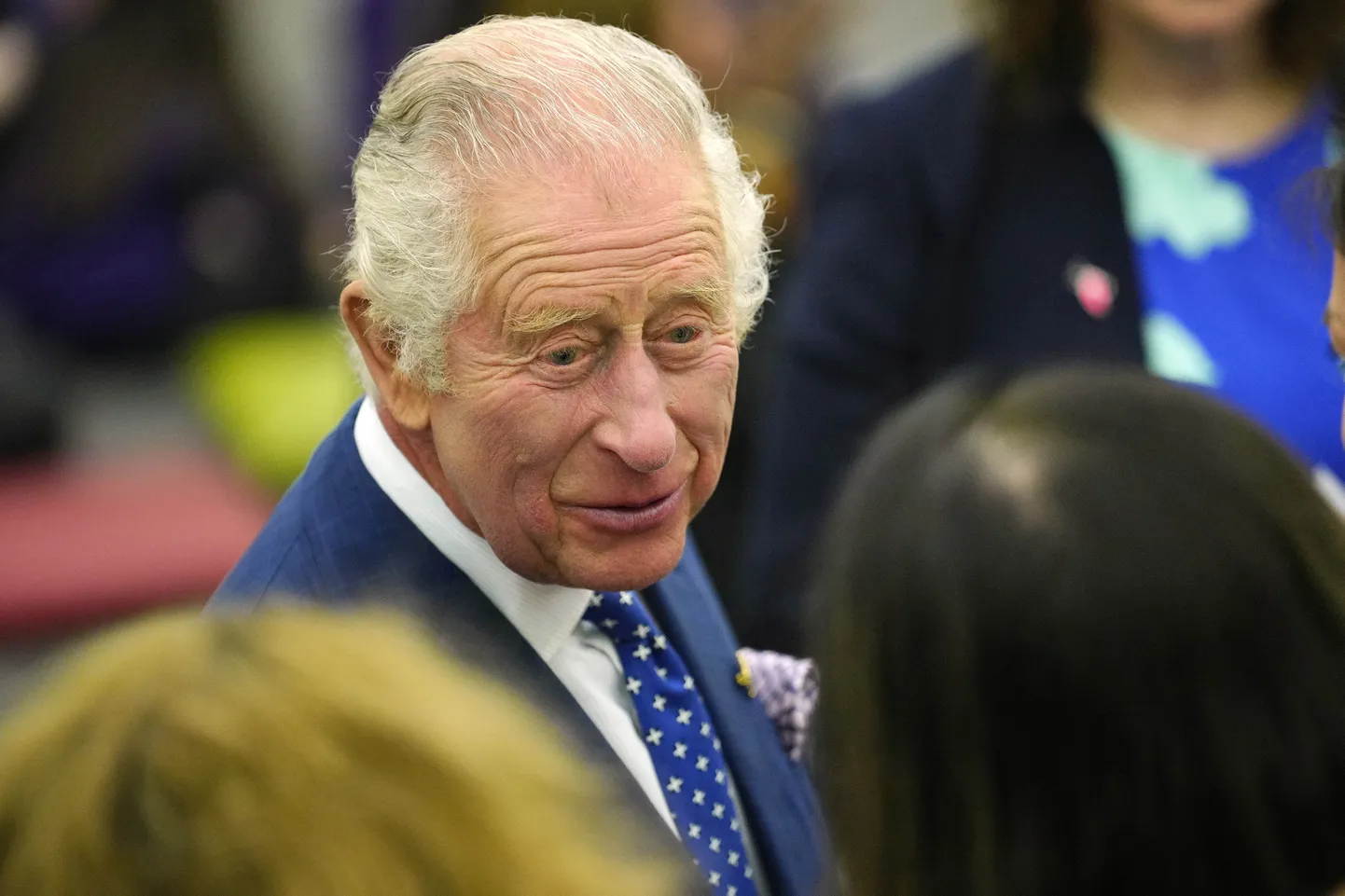 Briti kuningas Charles III külastas 26. aprillil 2023 Liverpooli keskraamatukogu, kus kohtus lugejatega