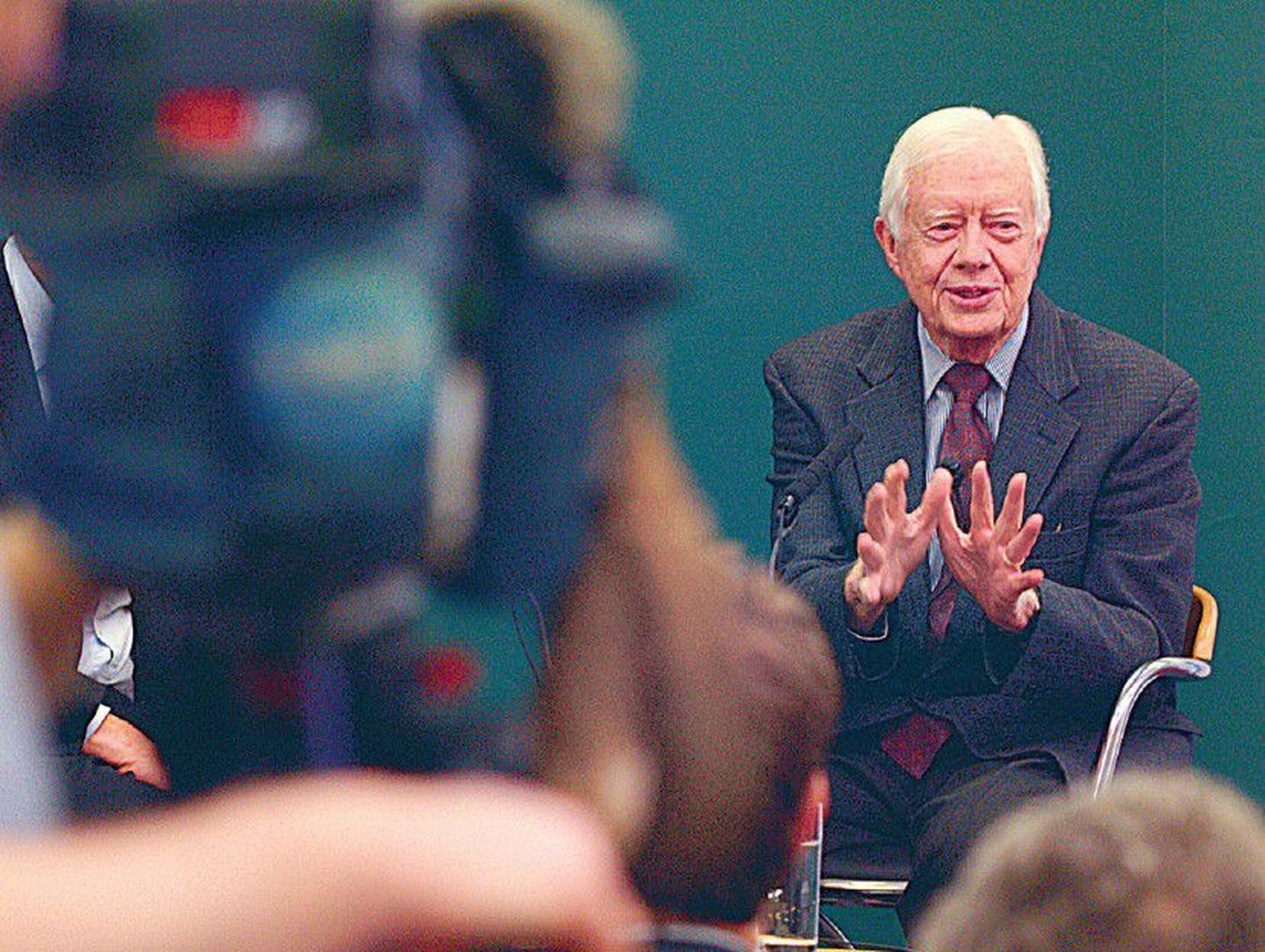 Endine USA president ja Nobeli preemia laureaat Jimmy Carter Hay festivalil.