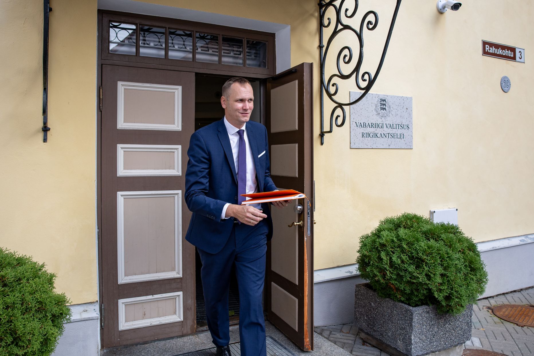 Swedbank Eesti juht Olavi Lepp käis teiste pangajuhtidega pea- ja rahandusministriga läbirääkimistel