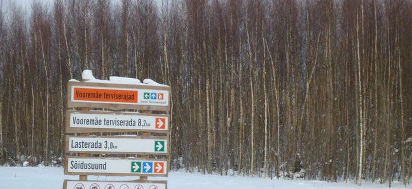 Vooremäe suusarajad.