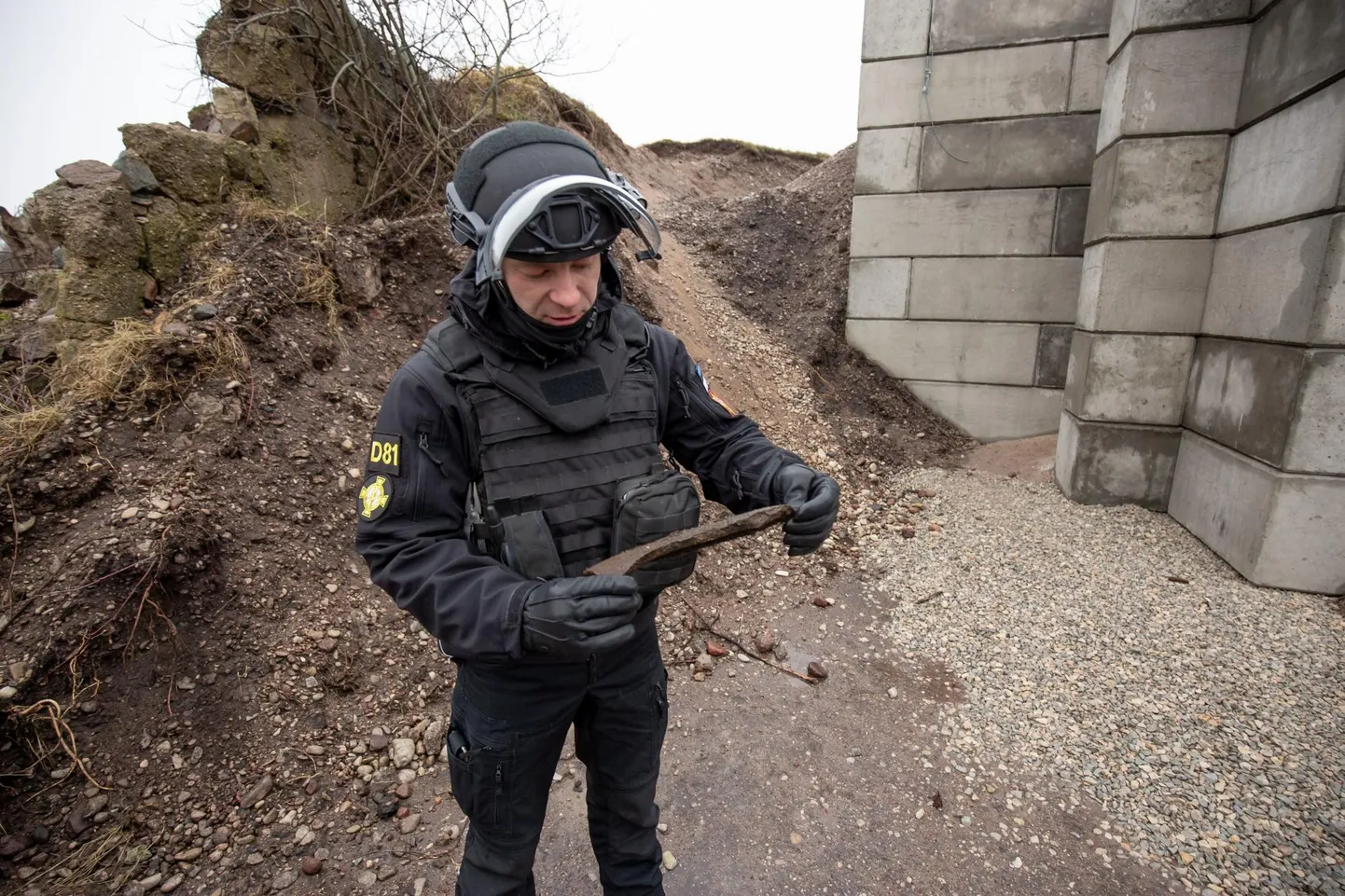Sõjaaegsete lõhkekehade kahutukstegemine. Foto on illustratiivne.