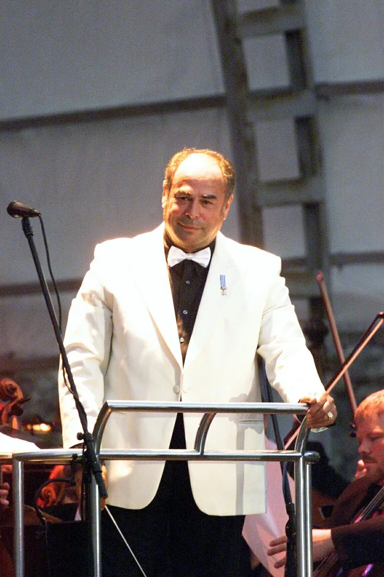 Õhtu Lloyd Weberiga Põltsamaa lossihoovis 2000. aastal. Foto: Ove Maidla