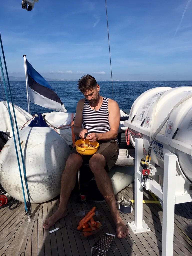 Priit Kuusk näeb vaeva, et pakkuda maitsvat ja värsket toitu.