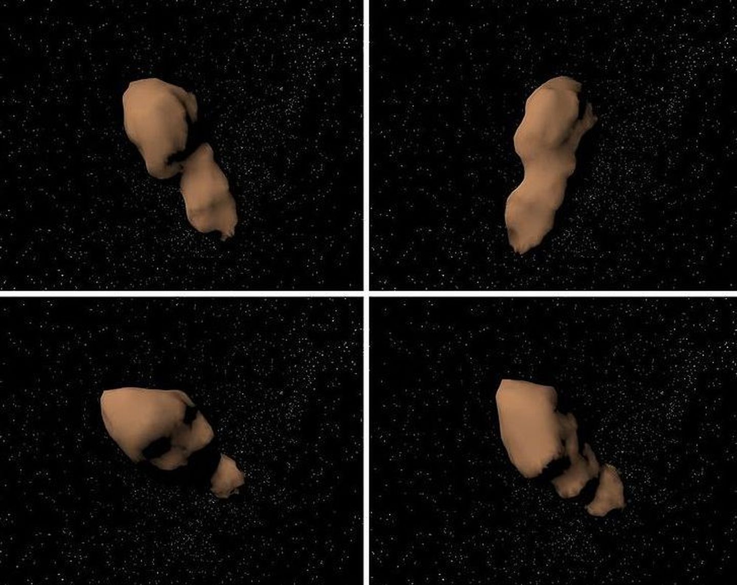 Asteroid Toutatise 3D mudelid