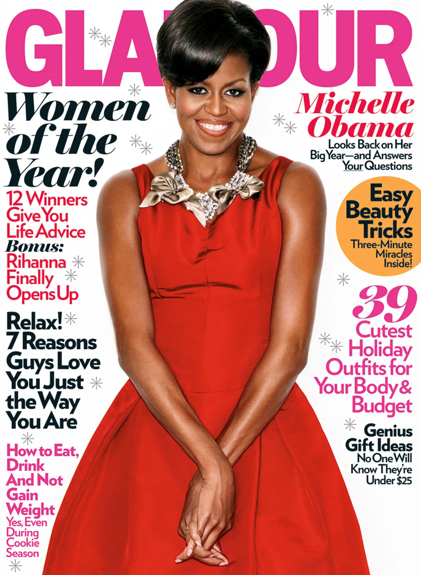 Michelle Obama ajakirja Glamour kaanel