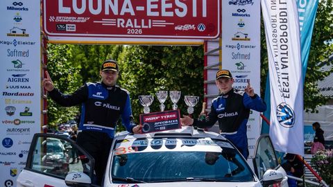 Saarlased tõid Lõuna-Eesti rallilt klassivõidu ja poodiumikohad