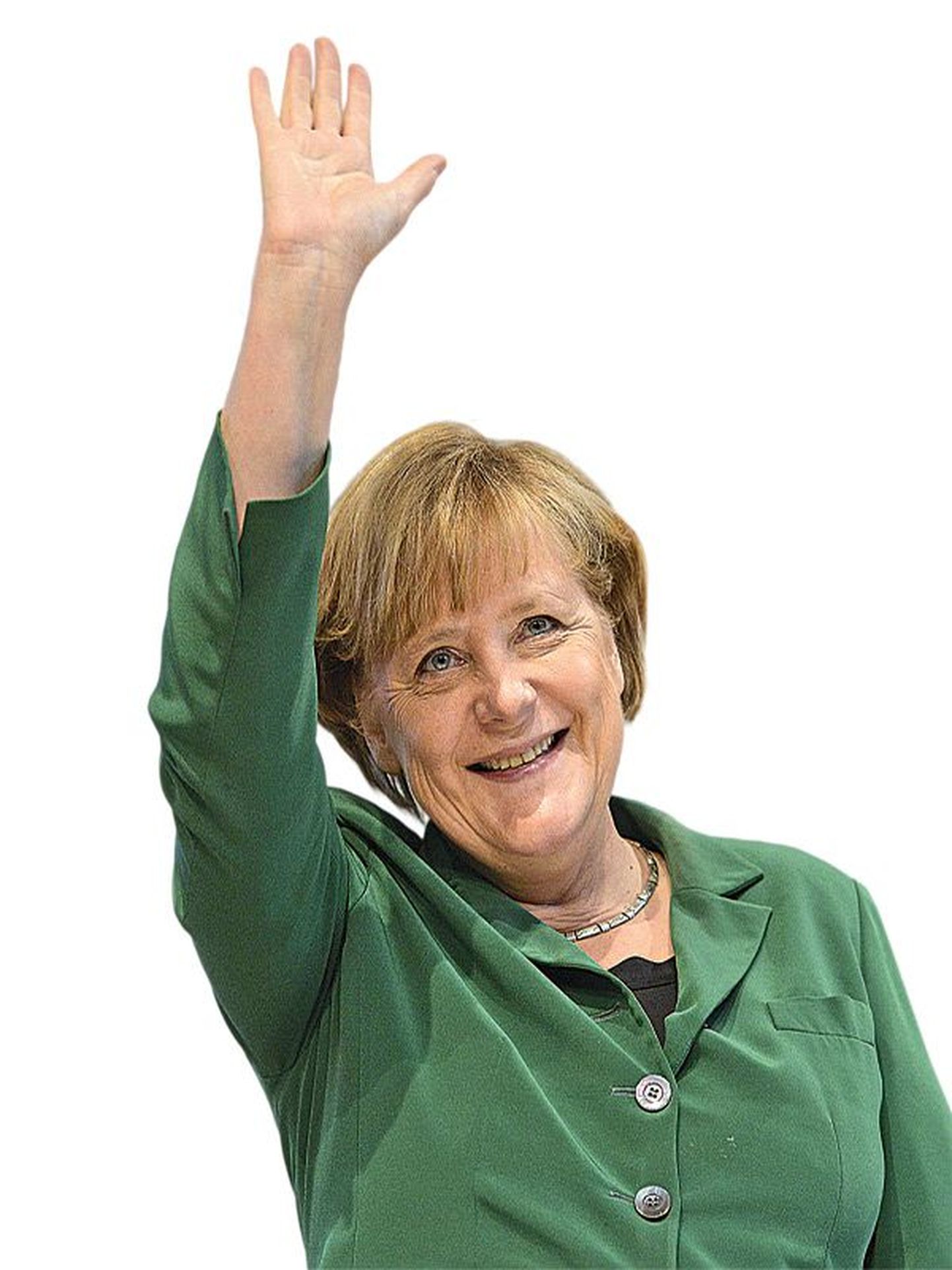 За последнюю неделю Ангела Меркель каждый день выступает в среднем в двух-трех городах.