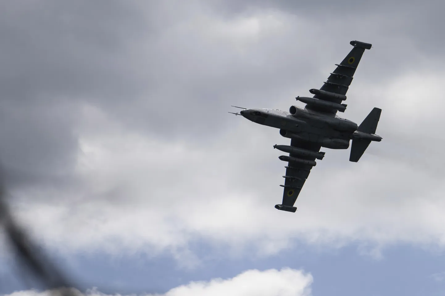 Lidmašīna Su-25. Attēls ilustratīvs.