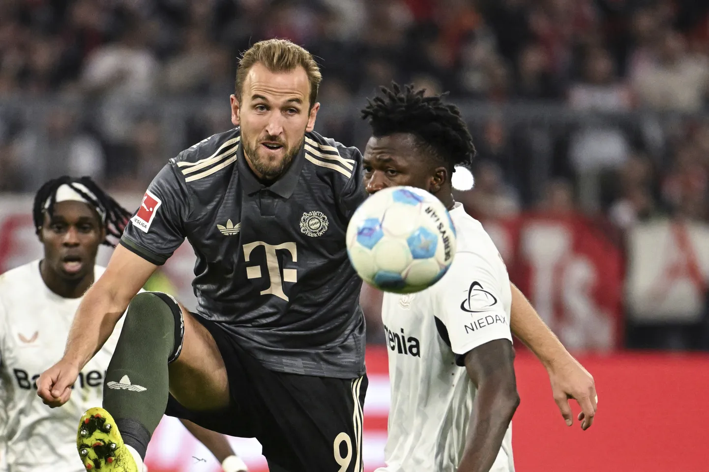 Harry Kane (mustas särgis).