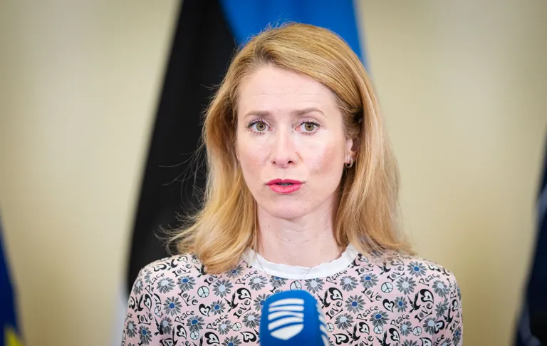 Kaja Kallase pressikonverents Stenbocki majas.