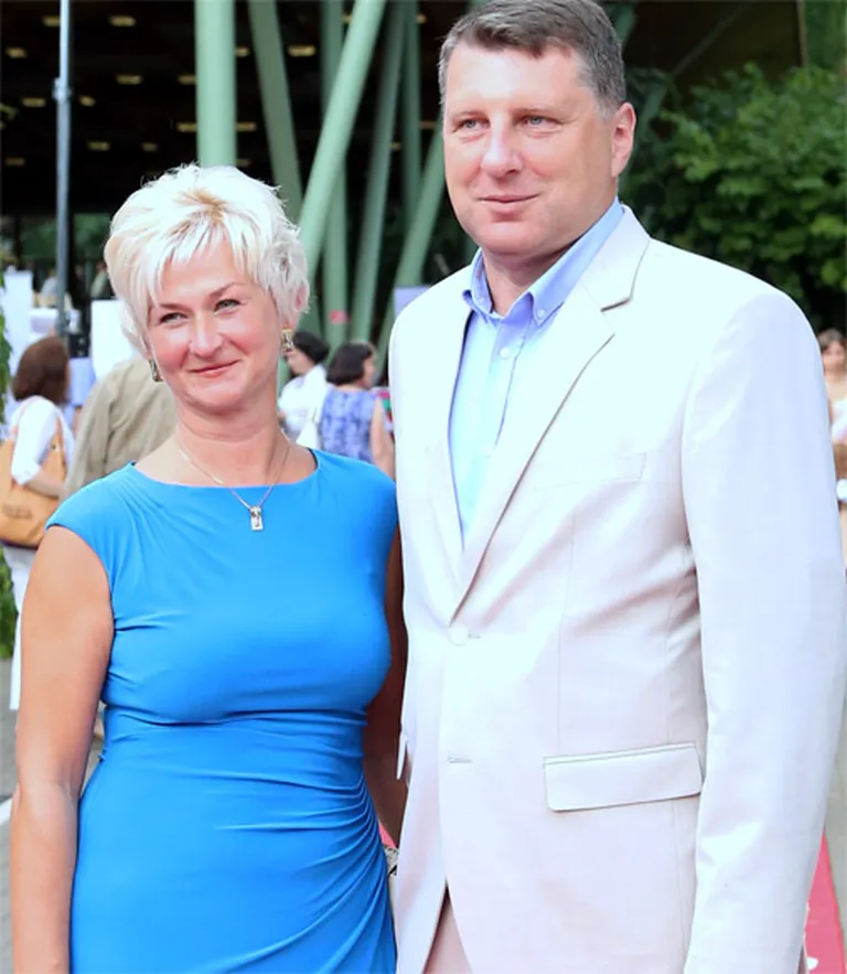 Raimonds Vējonis ar kundzi
