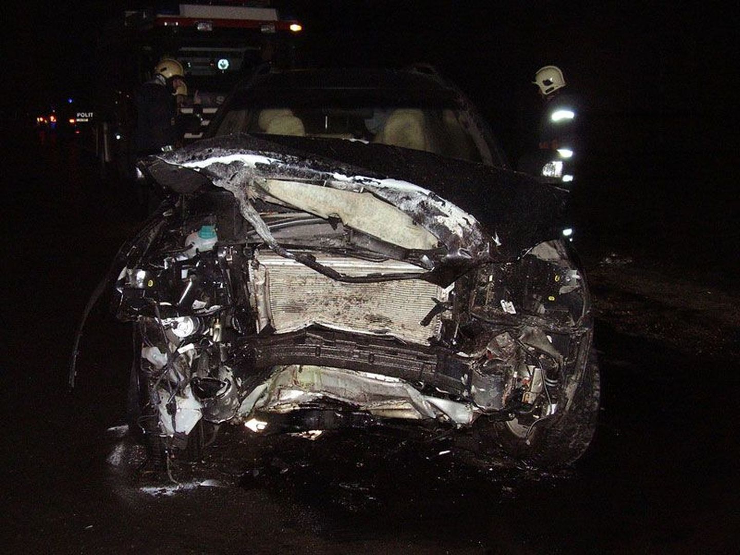 Selline nägi Joosep Laiksoo isale kuuluv auto välja pärast kolme hukkunuga päädinud avariid, mis juhtus mullu            8. detsembril Tallinna-Tartu maanteel Mäo lähedal.