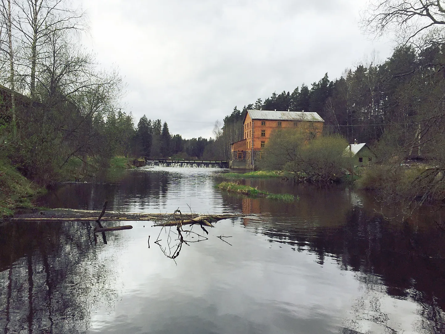 Kiidjärve pais ja veskihoone.