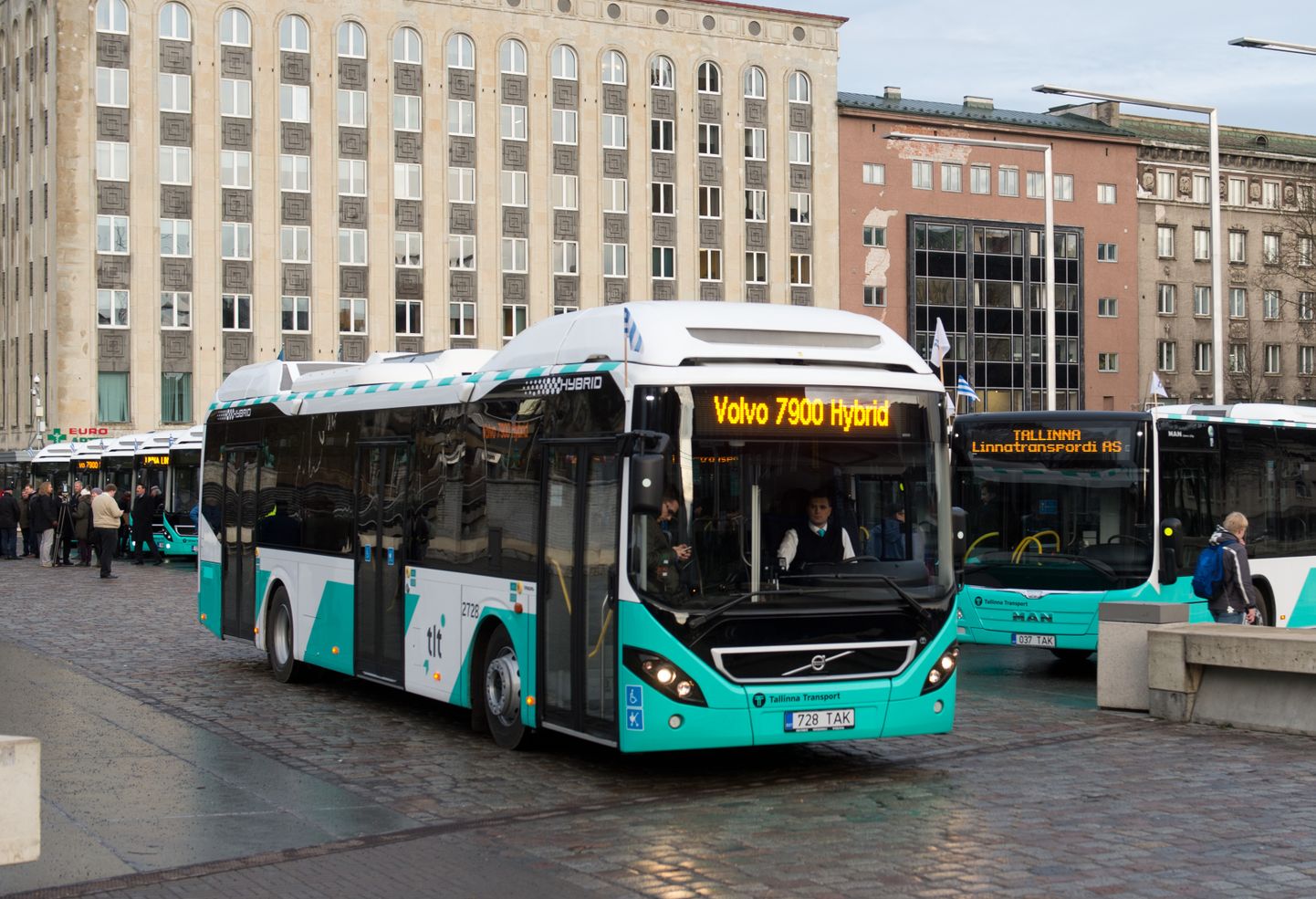 Таллиннские автобусы. Фото иллюстративное.