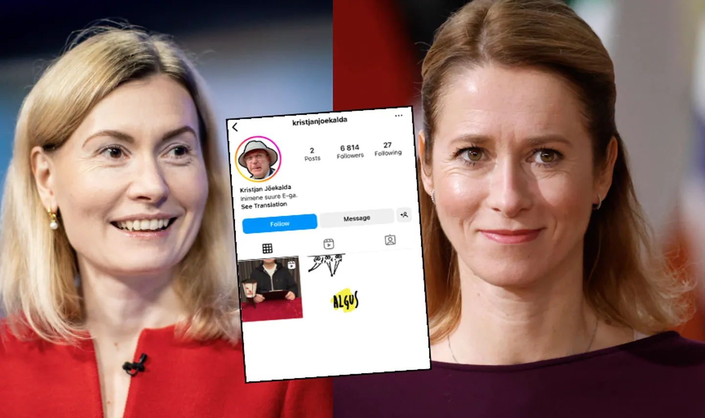Millal hakkavad valitsuse liikmed Instagramis Kristjan Jõekaldat jälgima?