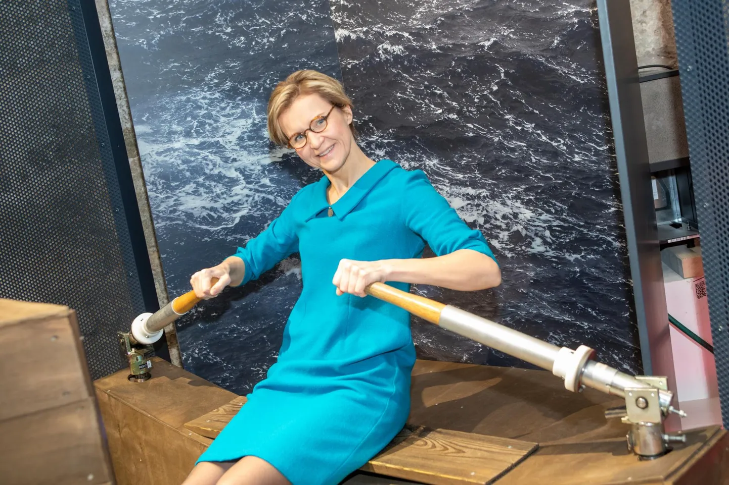Saaremaa muuseumi direktriss Rita Valgel on kuhjaga põhjust olla uhke näituse üle, mis kokku seatud baseerudes Salme leidudele.