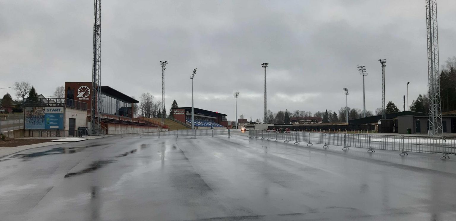Tehvandi staadion 31. jaanuaril. FOTO: Tiit Tammemäe