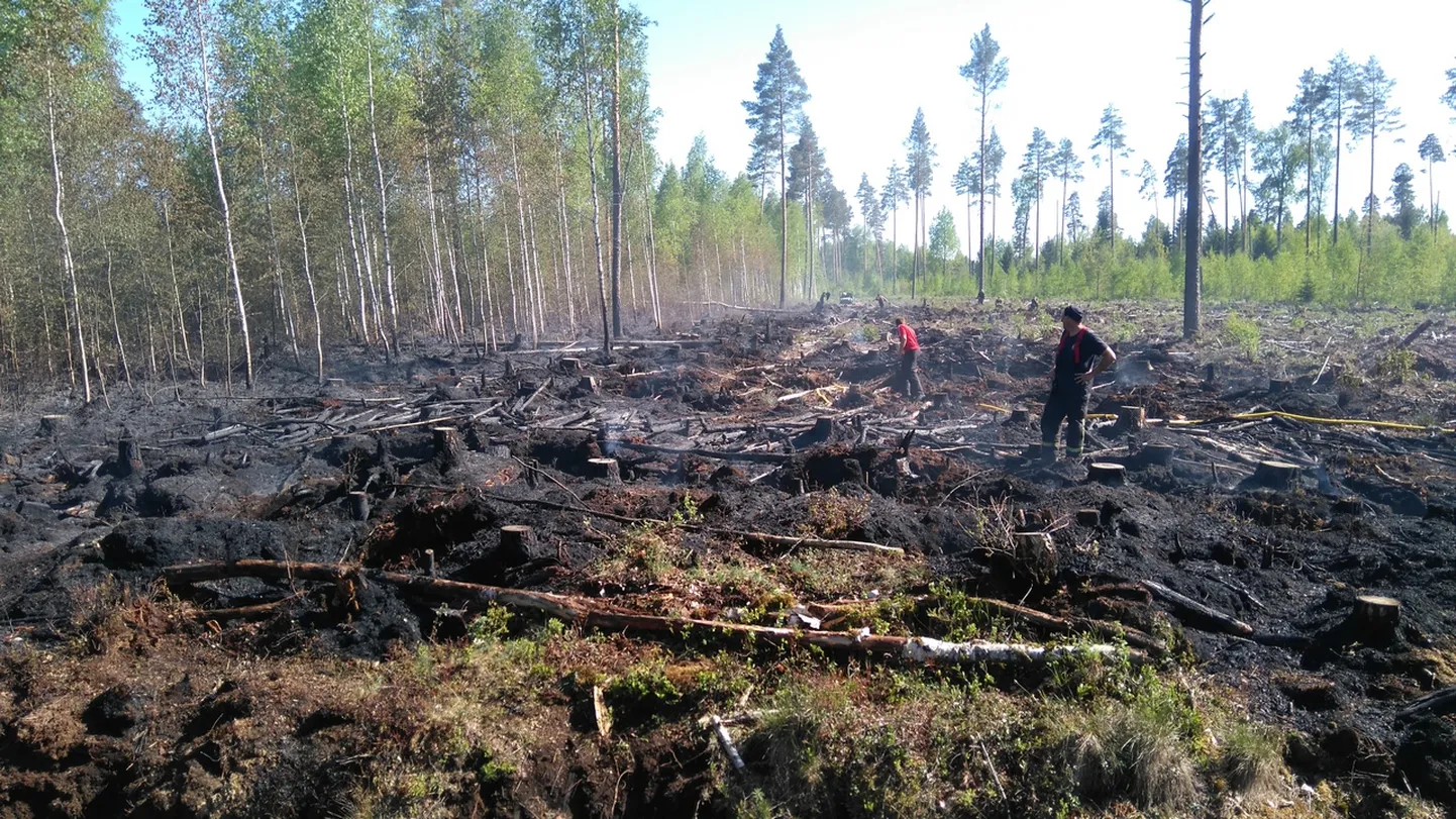Põleng Võru vallas Jantra külas