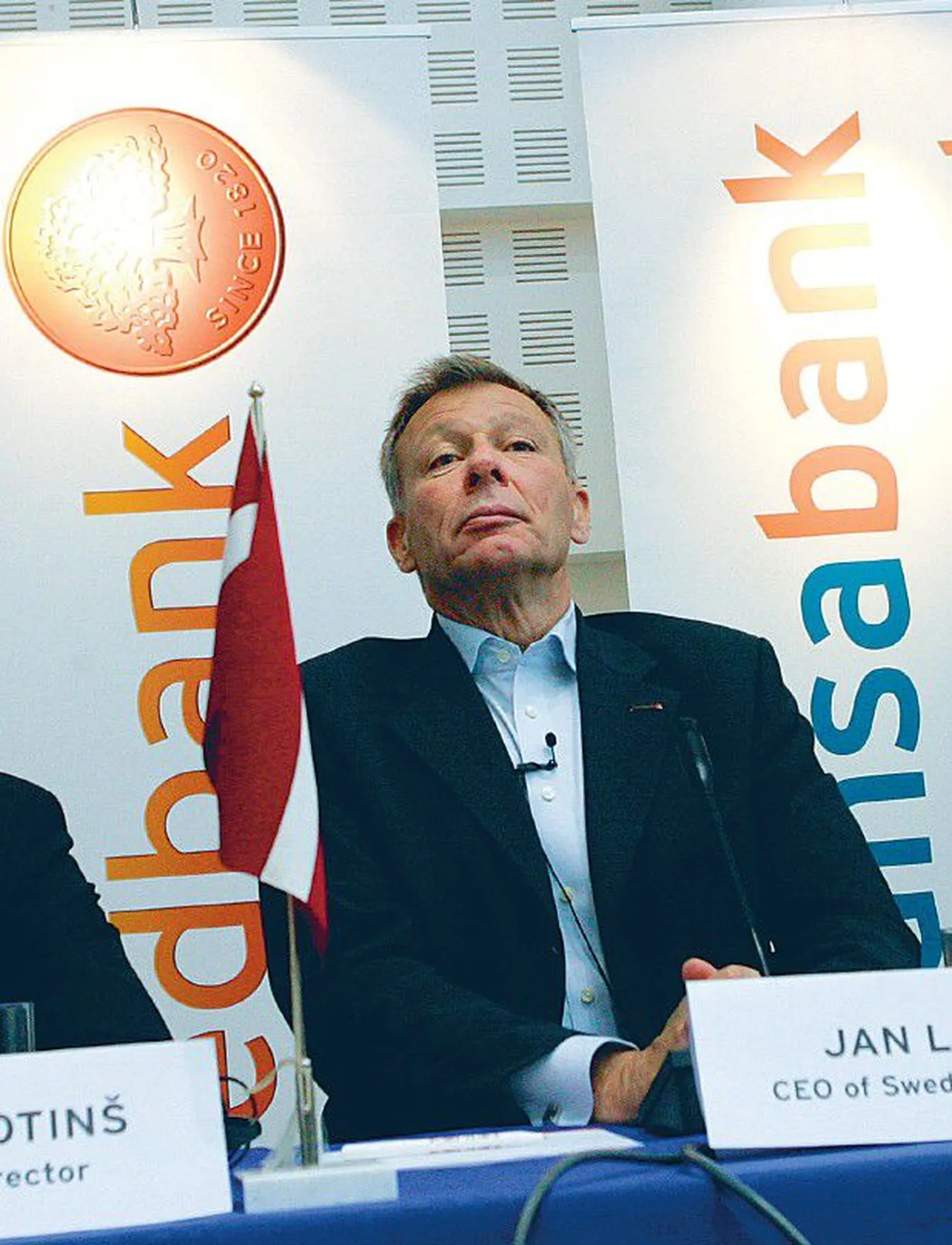 Swedbanki president Jan Lidén.