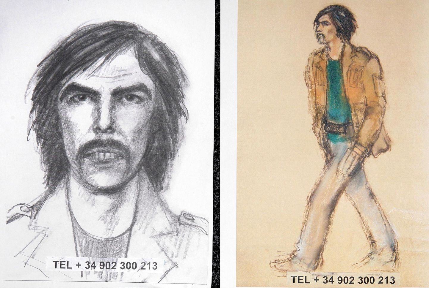 Kunstniku joonistus mehest, kes Saksa meedia teatel on Briti tüdruku Madeleine McCanni kadumisjuhtumis kahtlusalune