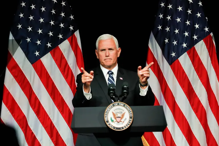 USA asepresident Mike Pence.